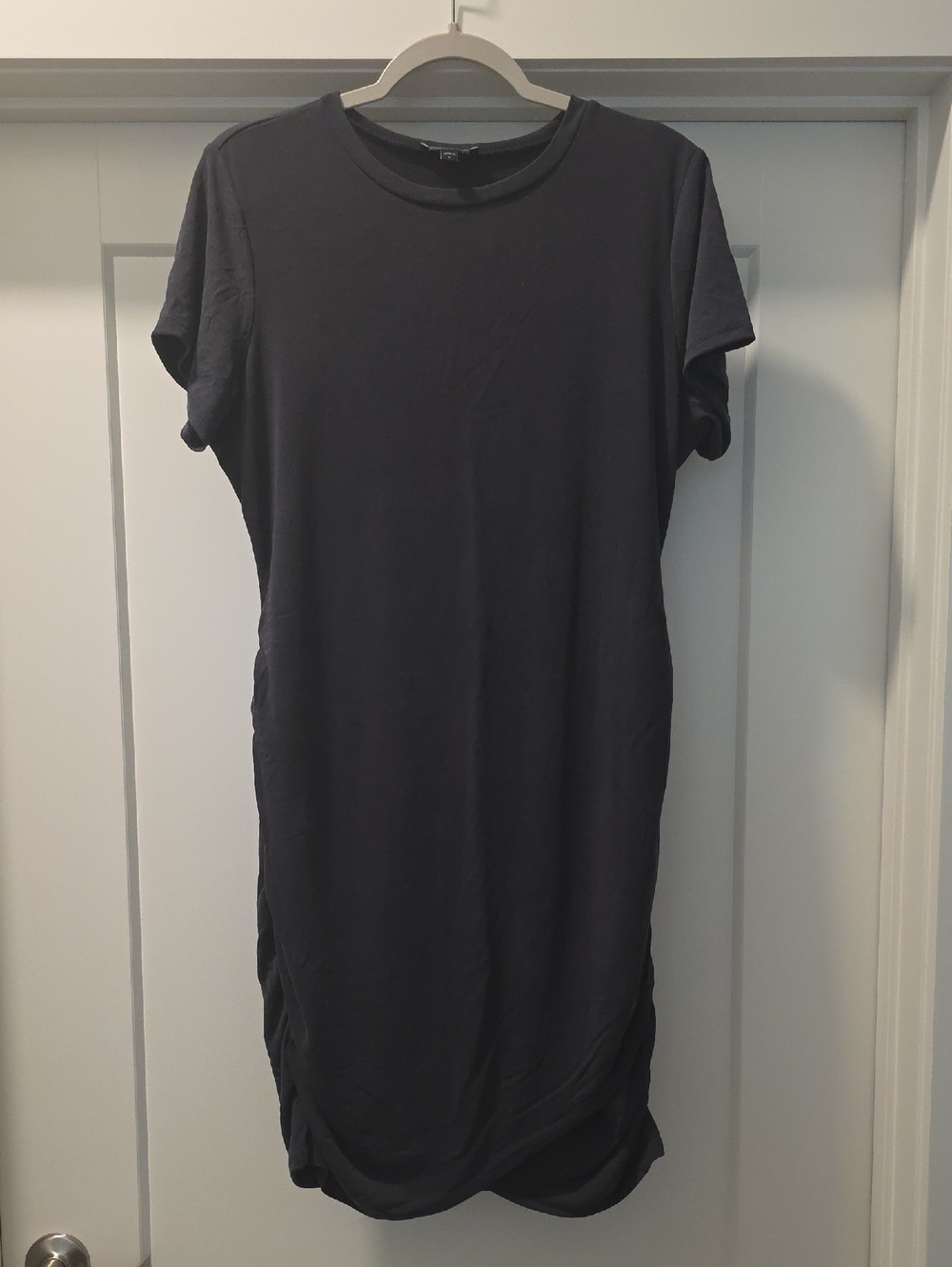 Express Navy Short-Sleeve Tee Dress